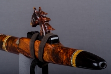 Honduran Rosewood Burl Native American Flute, Minor, Mid A-4, #J42F (3)
